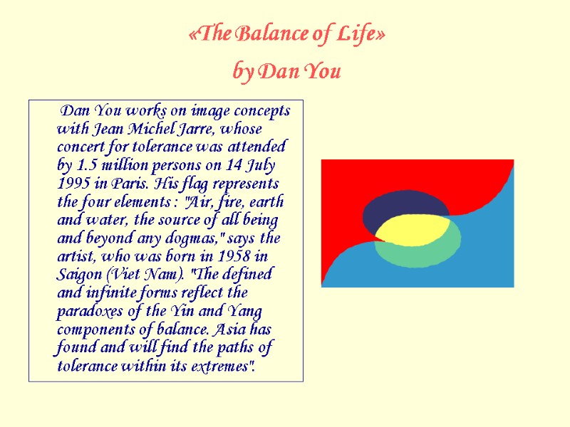 «The Balance of Life» by Dan You       